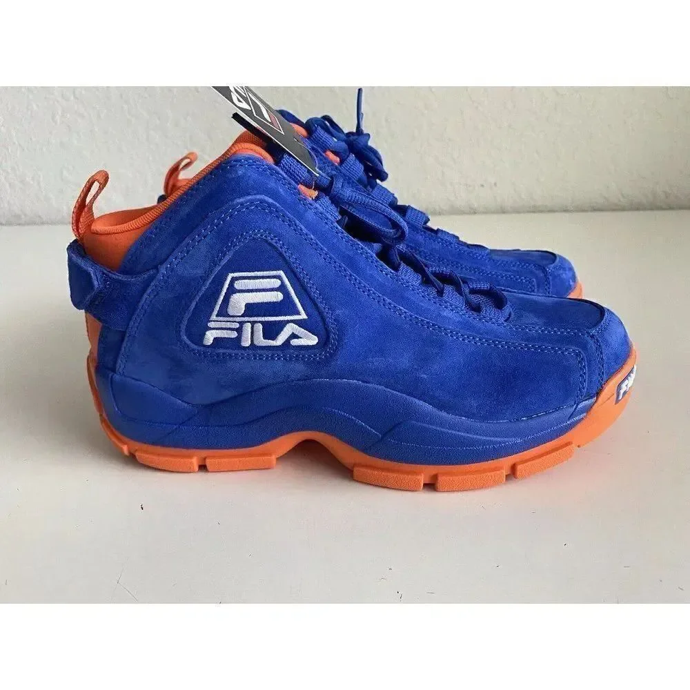 Fila‎ 96 Grant Hill 2 New York Knicks 1BM01798-423 Blue Orange Suede Men’s Sz 9